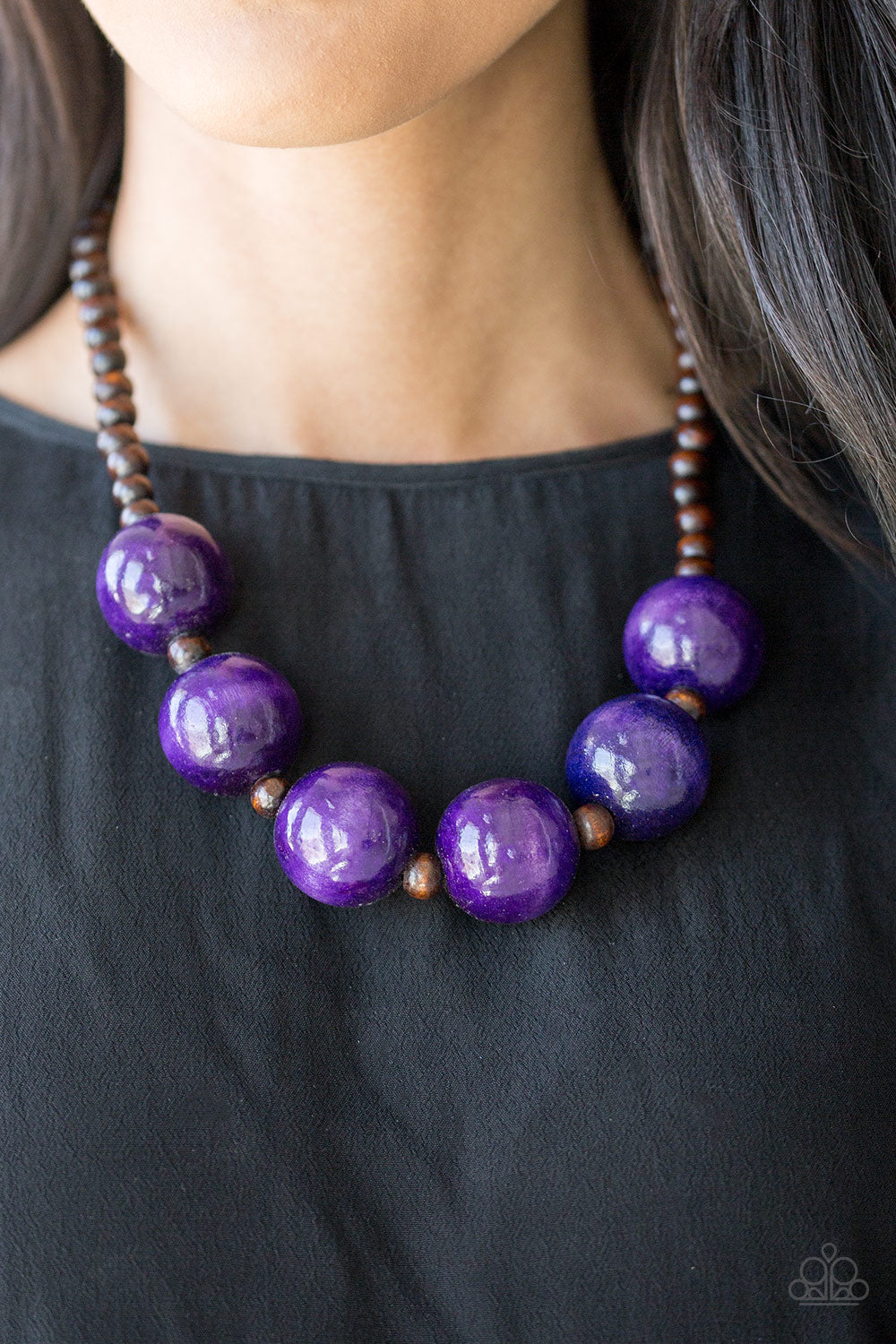 Oh My Miami - purple - Paparazzi necklace