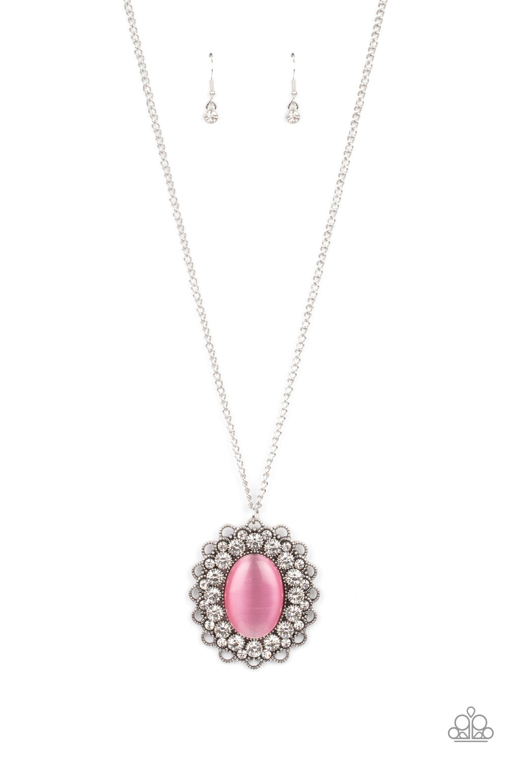 Oh My Medallion - pink - Paparazzi necklace