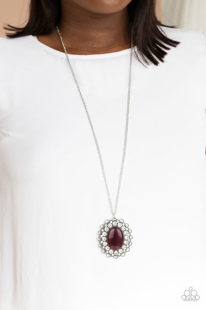 Oh My Medallion - purple  - Paparazzi necklace