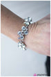 Old hollywood white bracelet paparazzi Clearance
