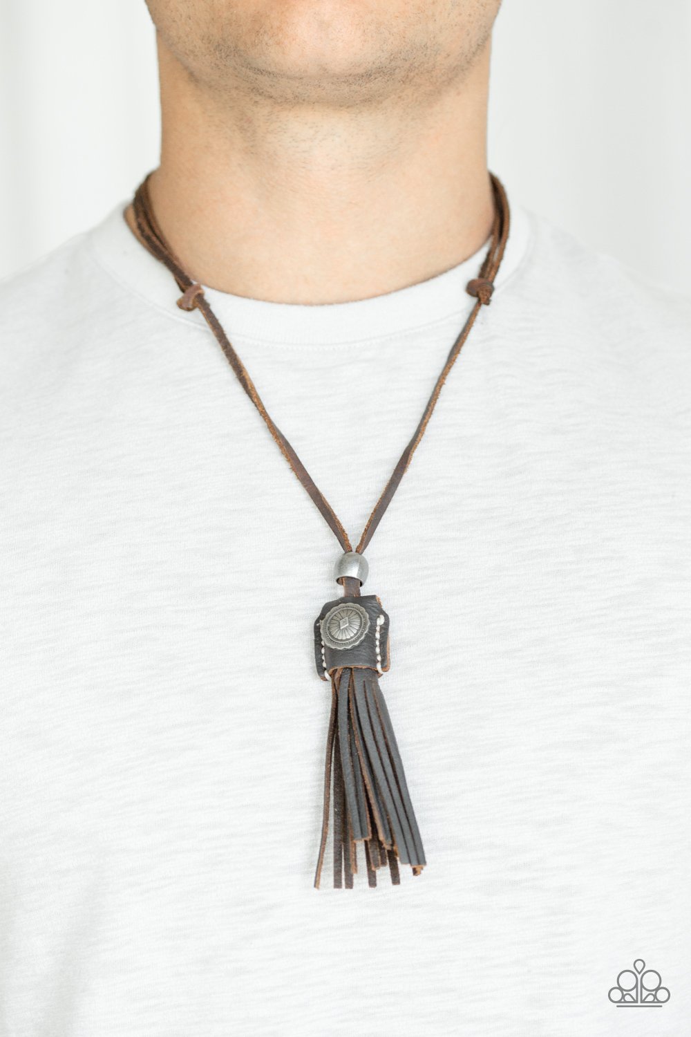 Old Town Road - brown - Paparazzi MENS necklace