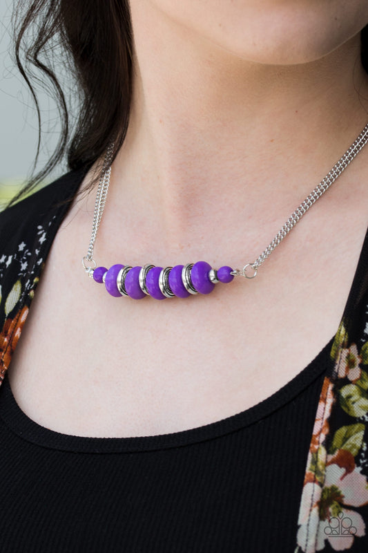 On Mountain Time - purple - Paparazzi necklace