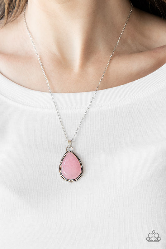On the Home Frontier - pink - Paparazzi necklace