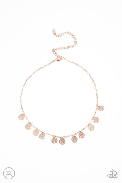 On My CHIME - rose gold - Paparazzi necklace