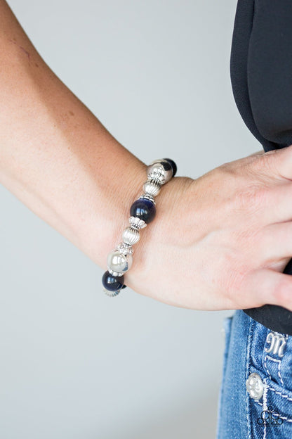 Once Upon a Maritime-blue-Paparazzi bracelet