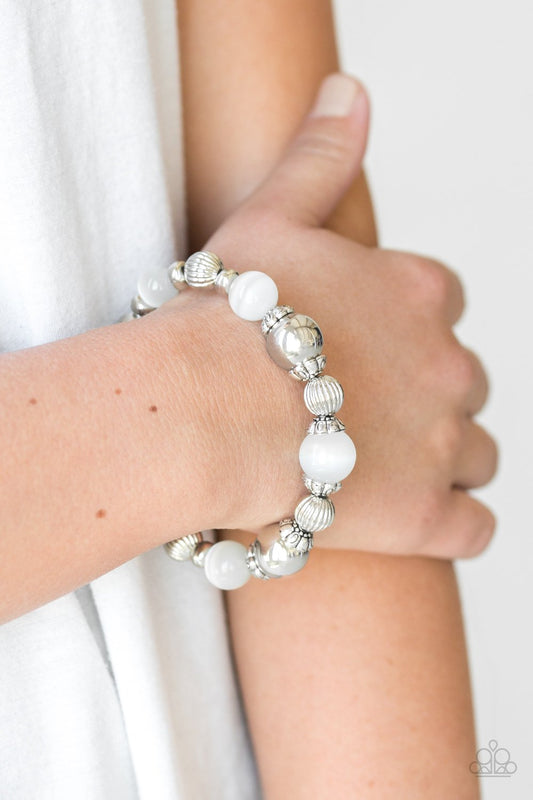 Once Upon a Maritime - white - Paparazzi bracelet