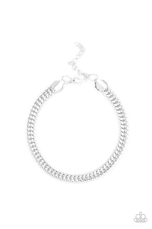 One-Two Knockout - silver - Paparazzi bracelet
