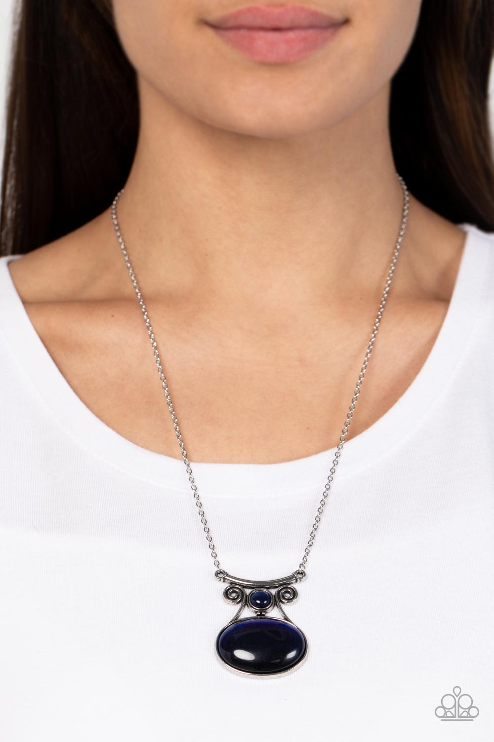 One DAYDREAM At A Time - blue - Paparazzi necklace