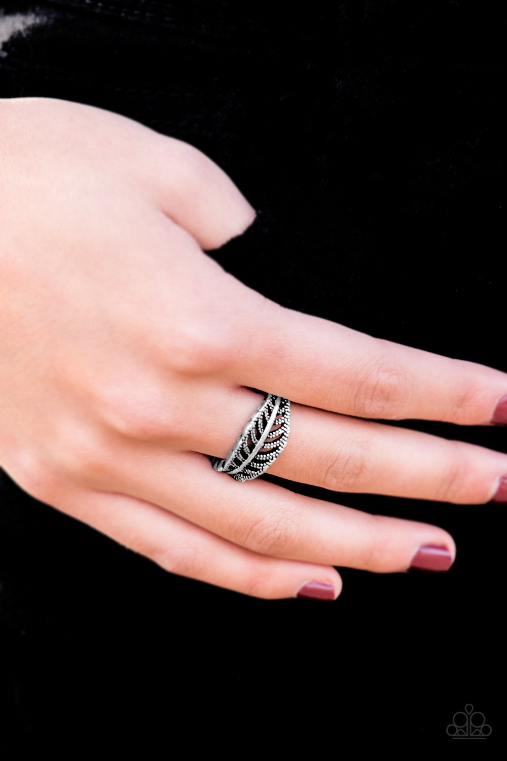 Only Time QUILL Tell - silver - Paparazzi ring