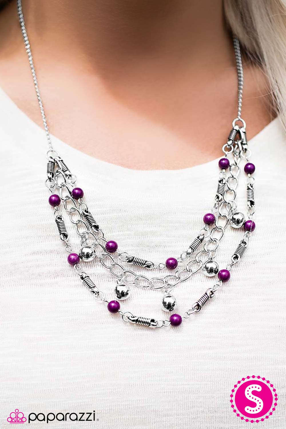 Only the Finest - Purple - Paparazzi necklace
