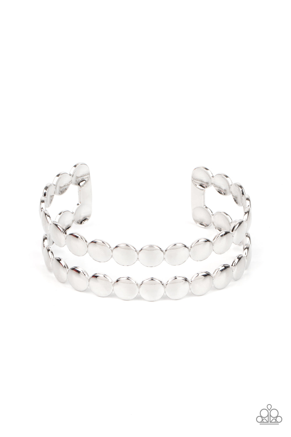 On the Spot Shimmer - silver - Paparazzi bracelet