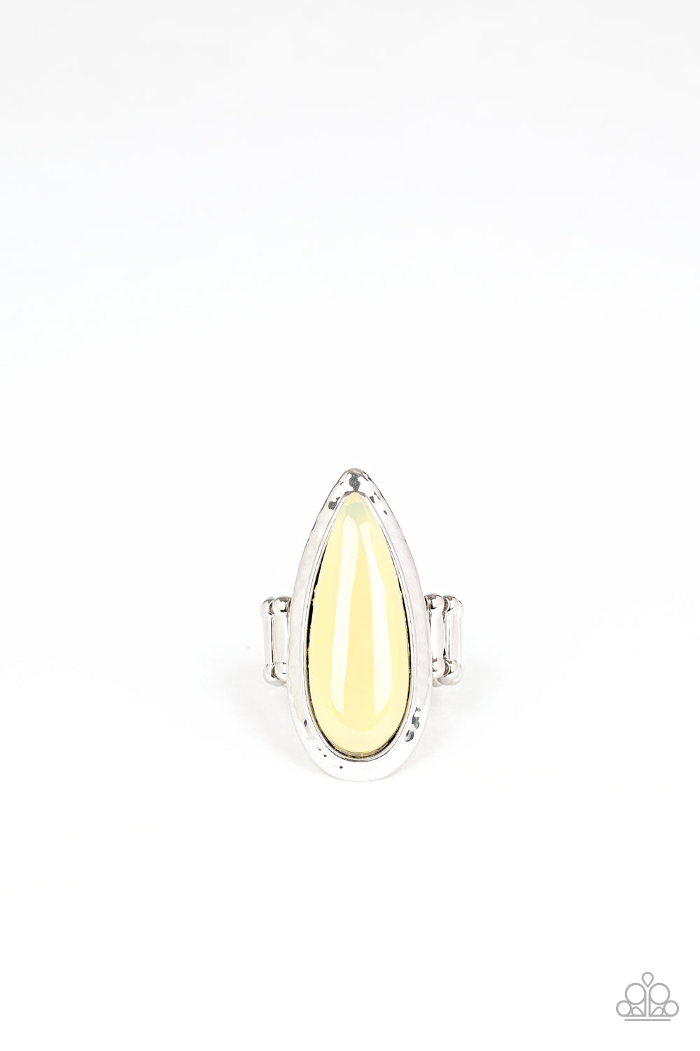 Opal Oasis - yellow - Paparazzi ring