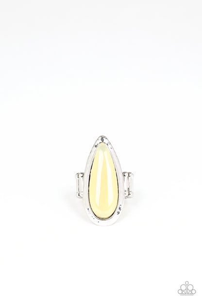 Opal Oasis - yellow - Paparazzi ring