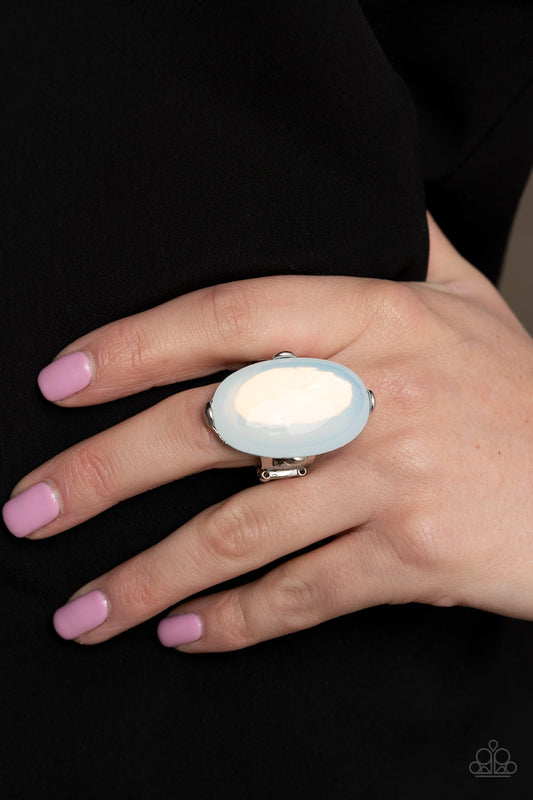 Opal Opulence - white - Paparazzi ring