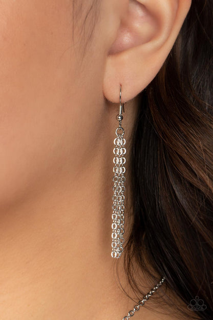 Opalescent Oblivion - blue - Paparazzi necklace