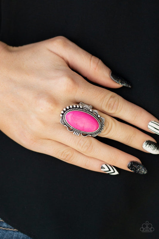 Open Range - pink - Paparazzi ring