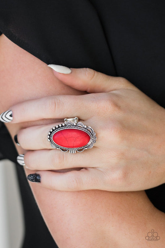 Open Range-red-Paparazzi ring