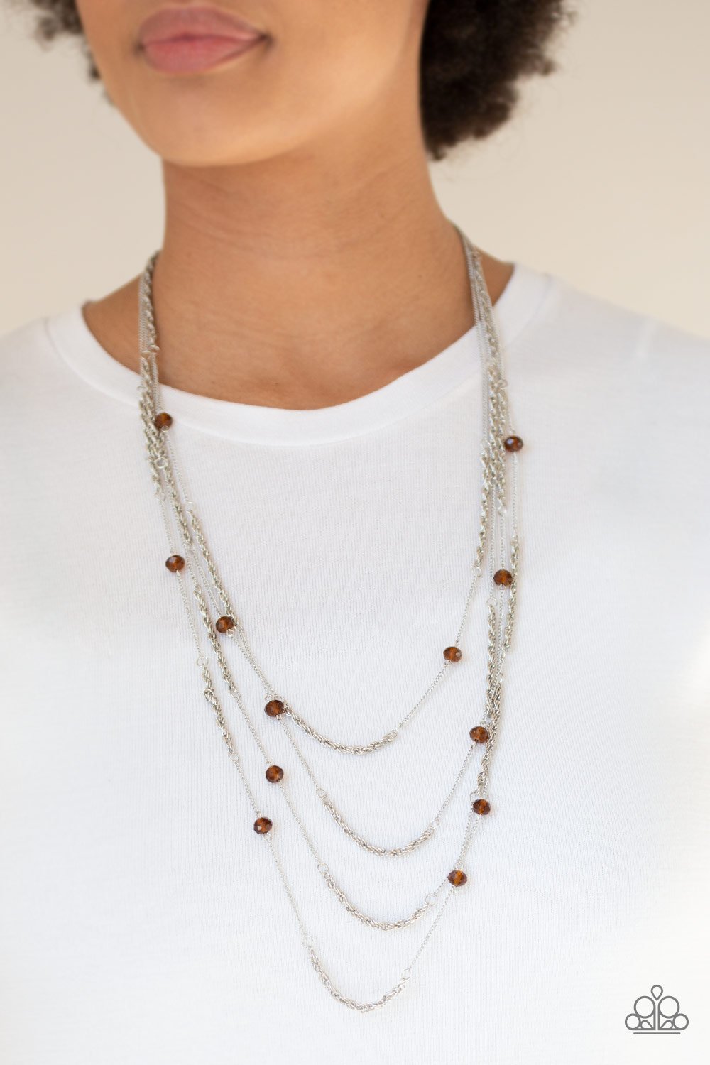 Open for Opulence-brown-Paparazzi necklace