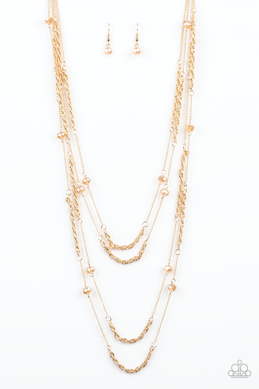 Open for Opulence - gold - Paparazzi necklace