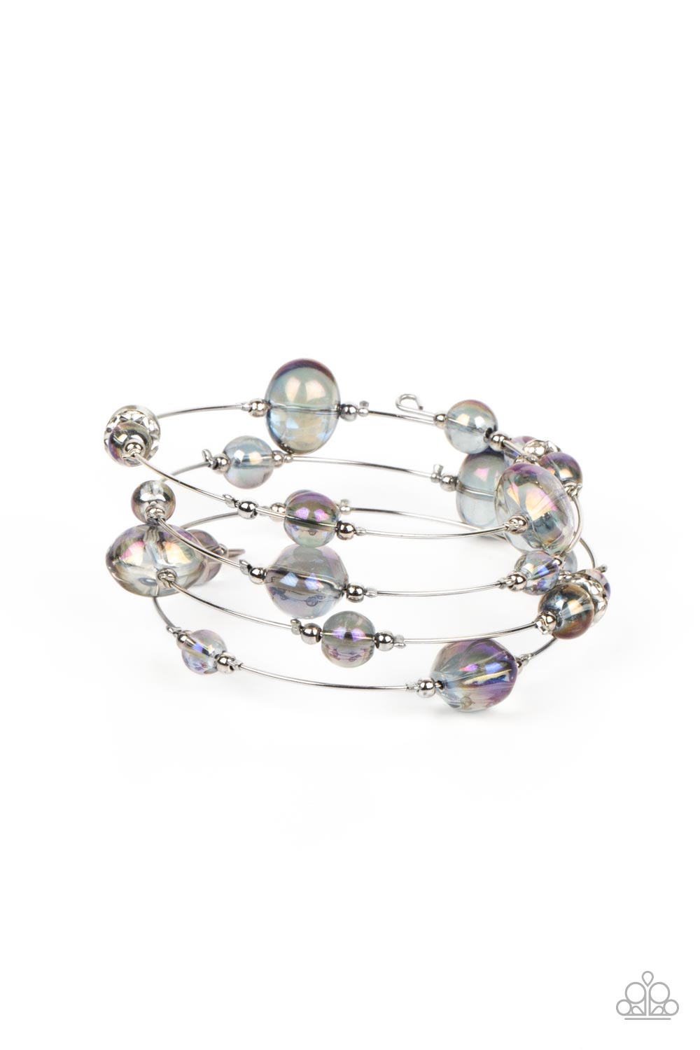 Optical Auras - purple - Paparazzi bracelet