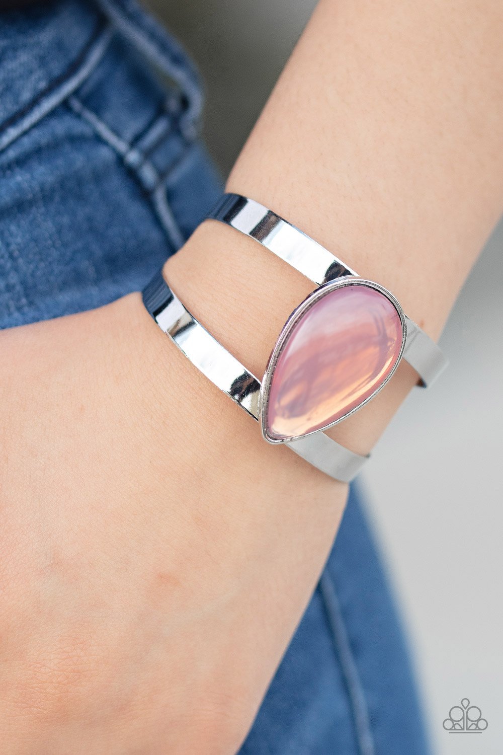 Optimal Opalescence-pink-Paparazzi bracelet