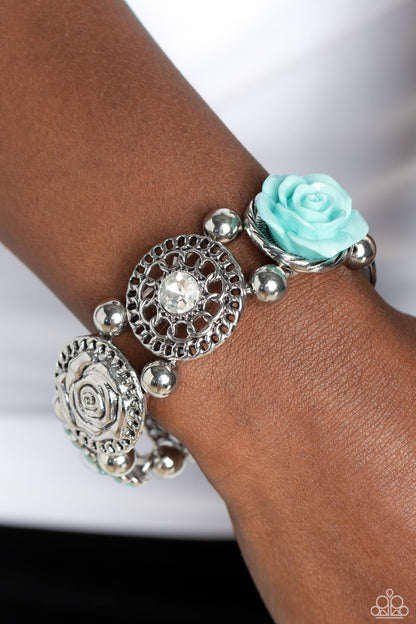 Optimistic Oasis - blue - Paparazzi bracelet