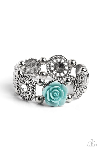 Optimistic Oasis - blue - Paparazzi bracelet