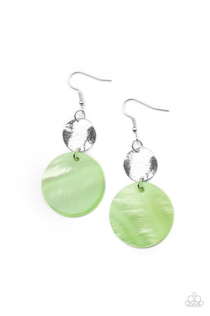 Opulently Oasis - green - Paparazzi earrings