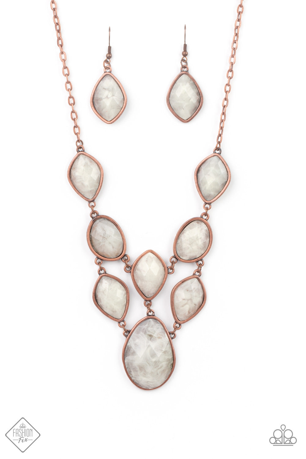 Opulently Oracle - copper - Paparazzi necklace
