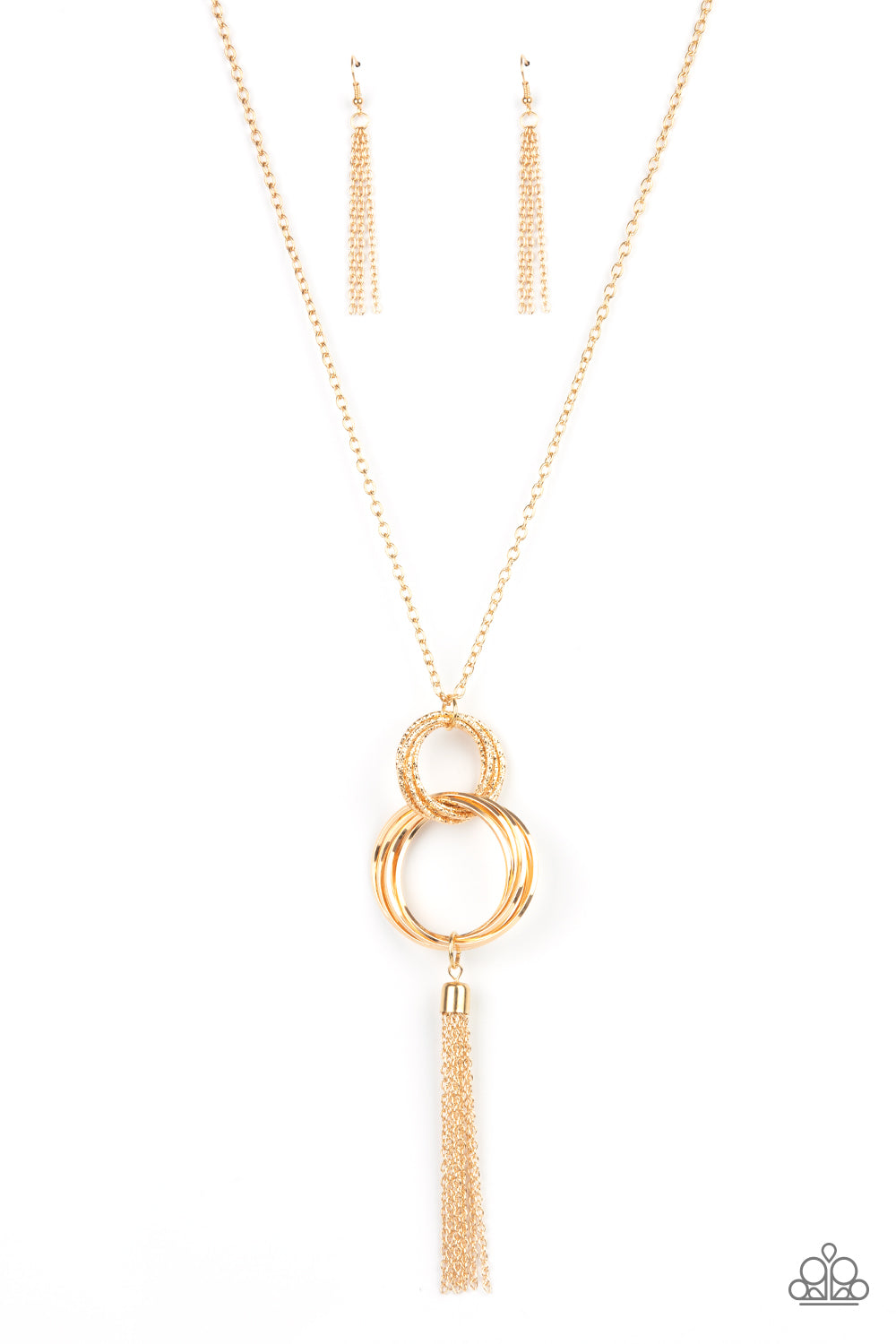 Orbiting Splendor - gold - Paparazzi necklace