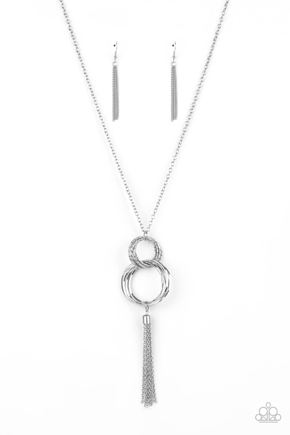 Orbiting Splendor - silver - Paparazzi necklace