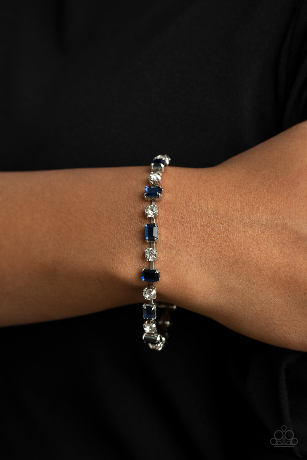 Out In Full FIERCE - blue - Paparazzi bracelet