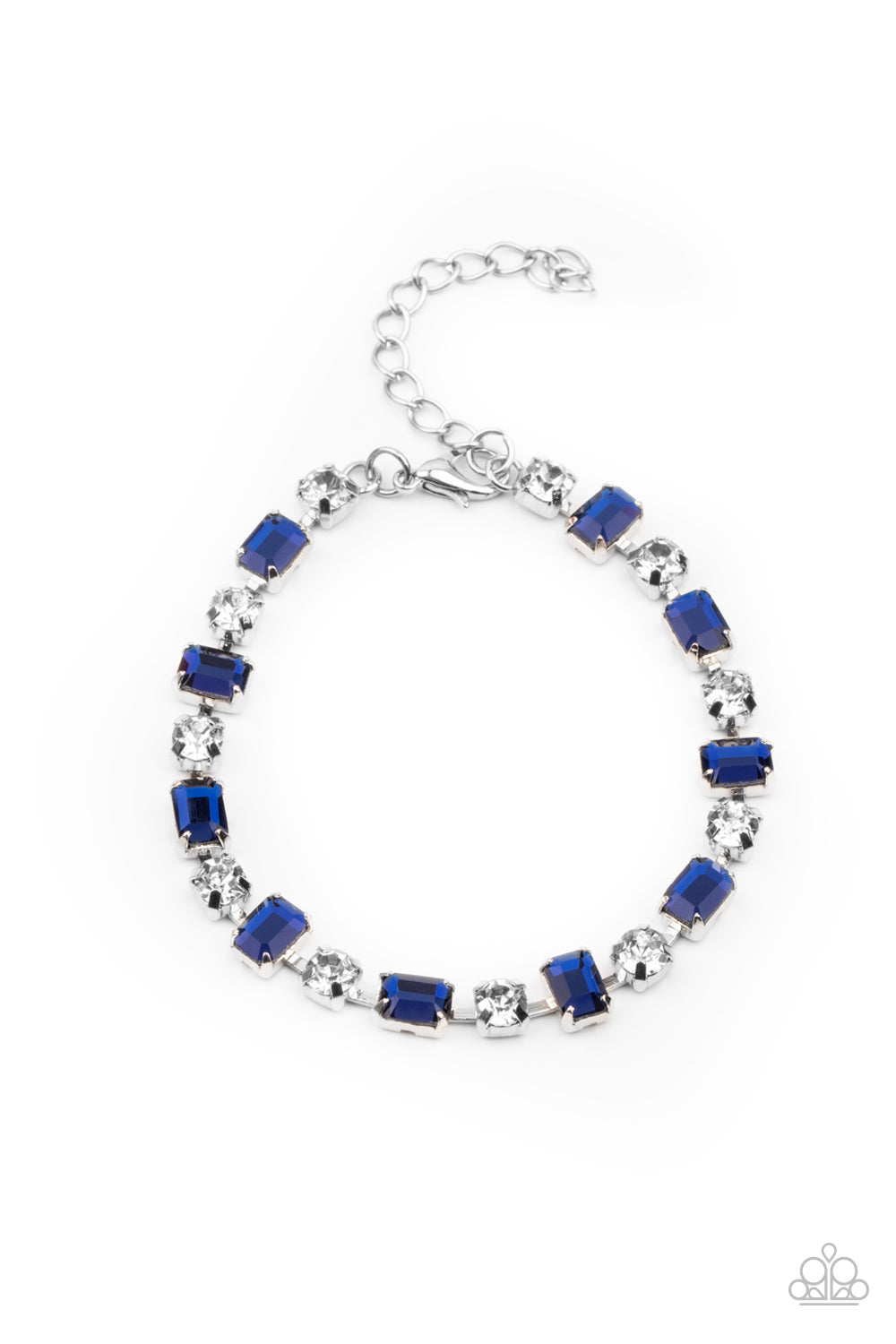 Out In Full FIERCE - blue - Paparazzi bracelet