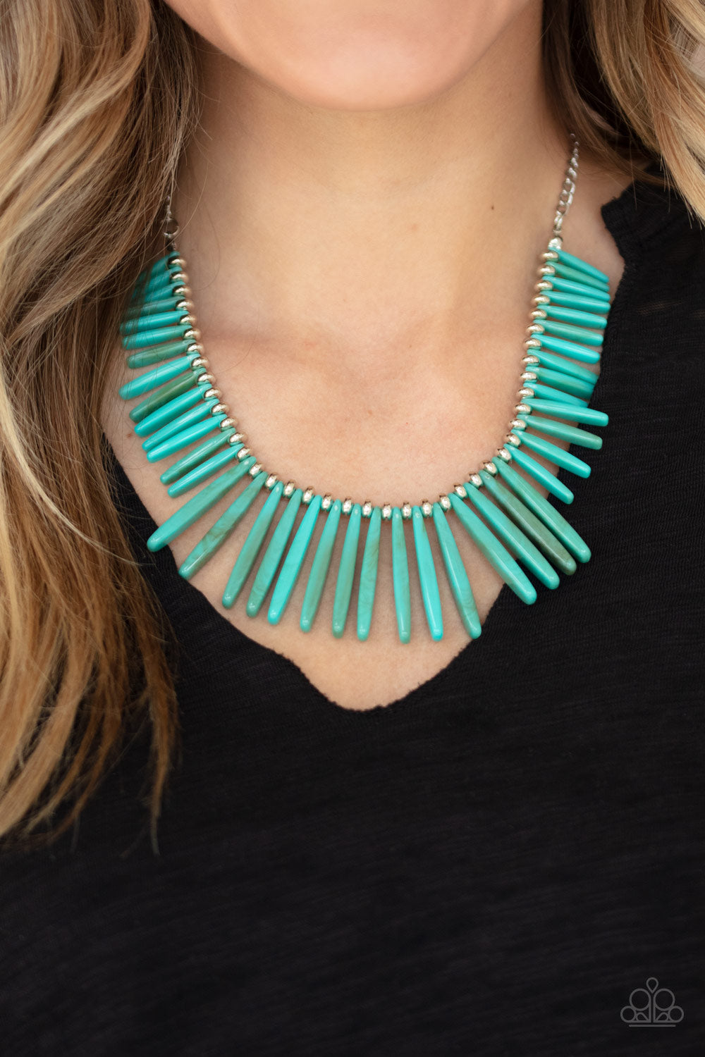 Out of My Element - blue - Paparazzi necklace