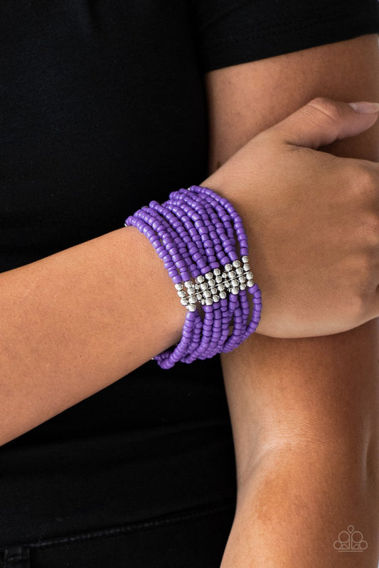 Outback Odyssey - purple - Paparazzi bracelet