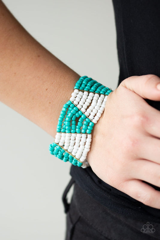 Outback Outing-blue-Paparazzi bracelet