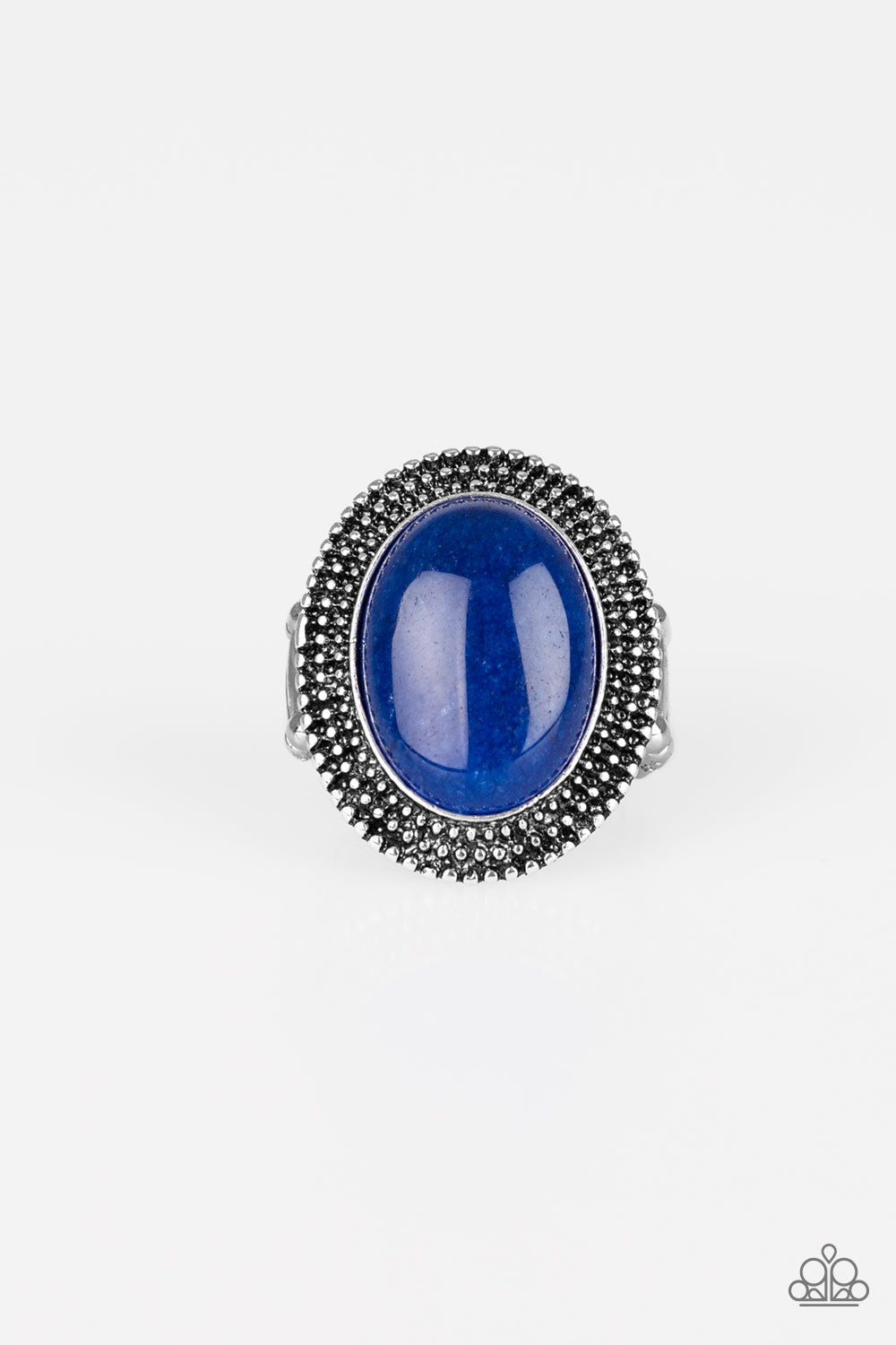 Outdoor Oasis - blue - Paparazzi ring