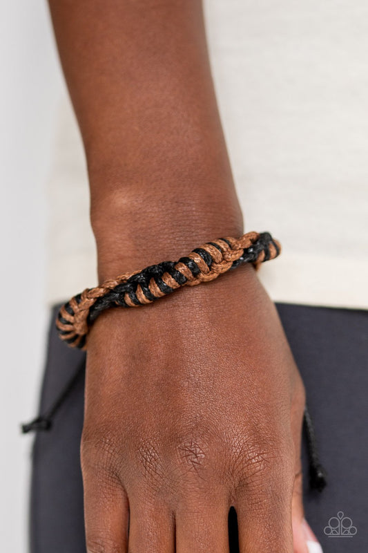 Outdoor Expedition-brown-Paparazzi bracelet