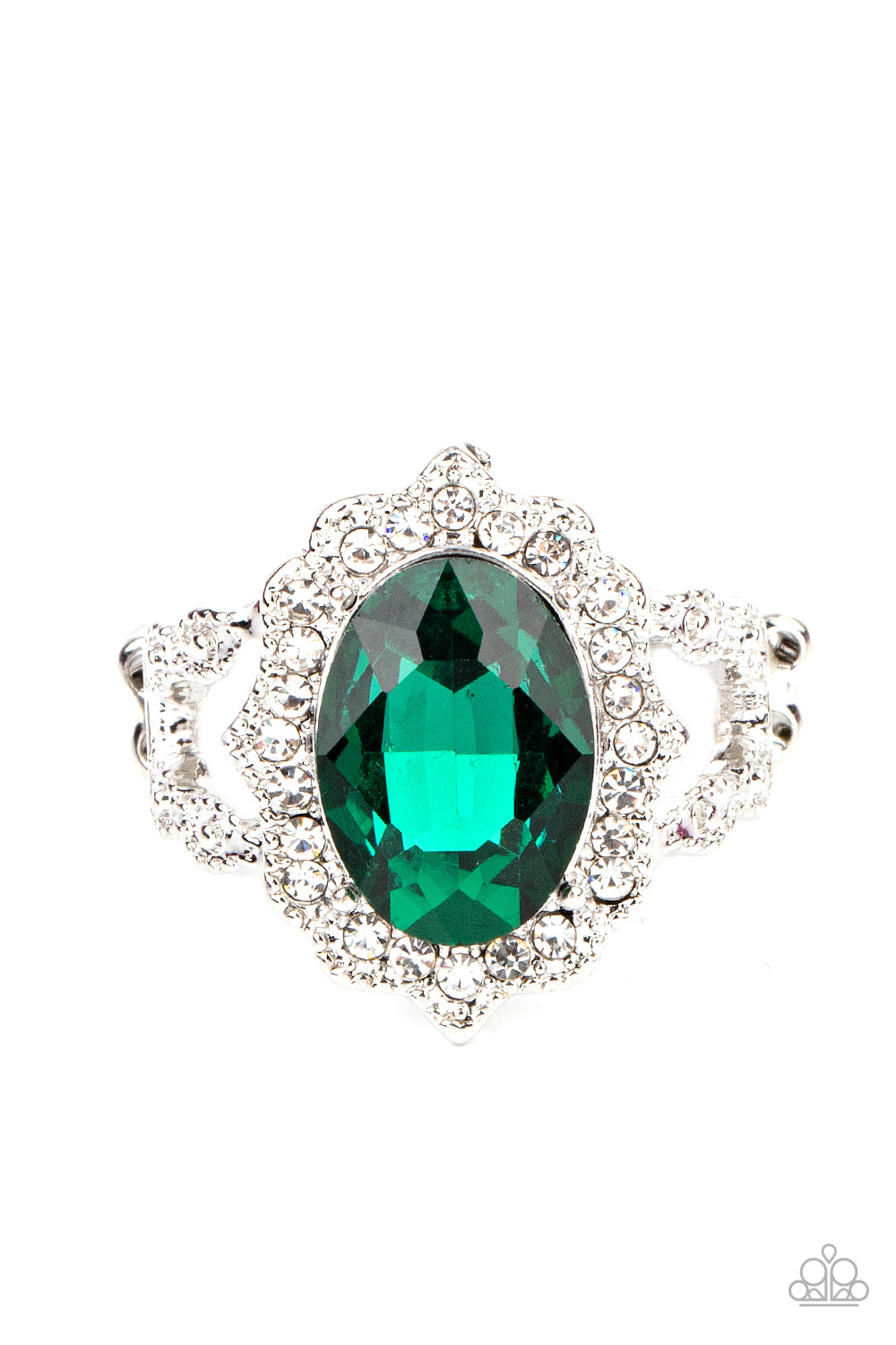 Oval Office Opulence - green - Paparazzi ring