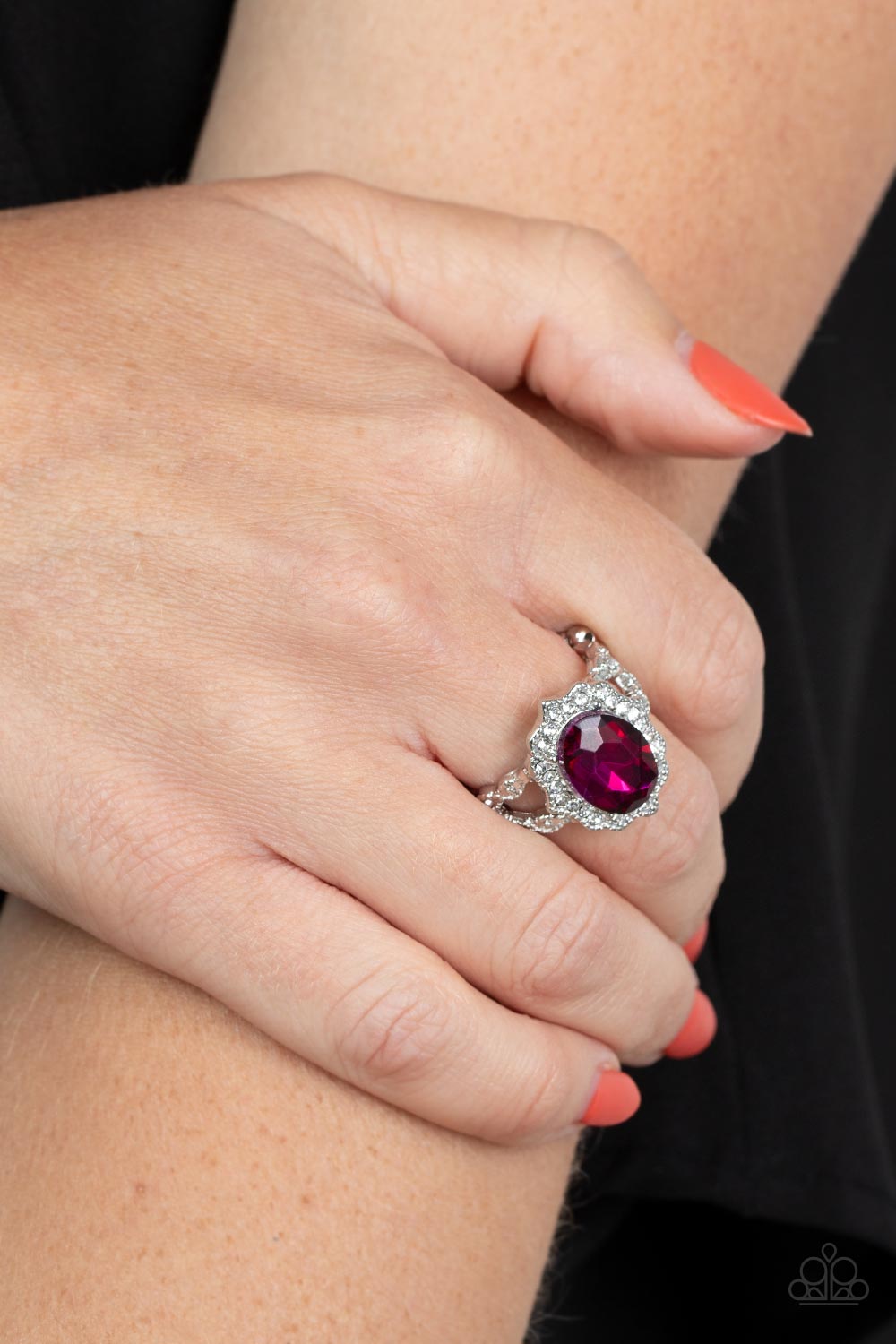 Oval Office Opulence - pink - Paparazzi ring