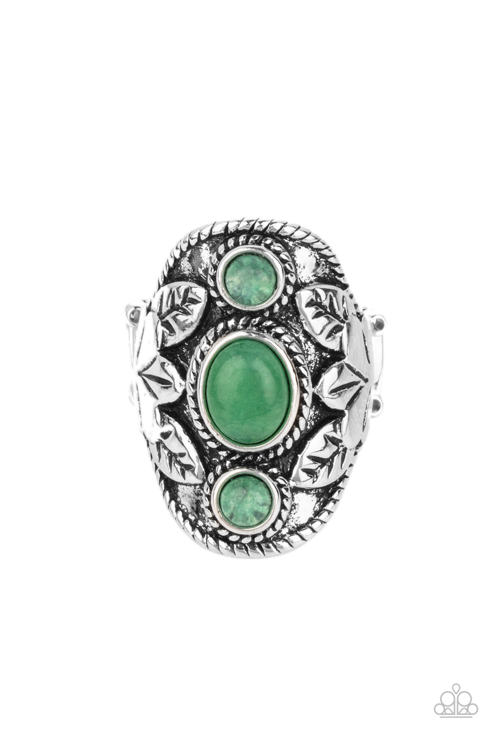 PALMS Up - green - Paparazzi ring