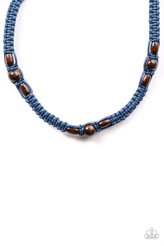 PIER Review - Blue - Paparazzi necklace