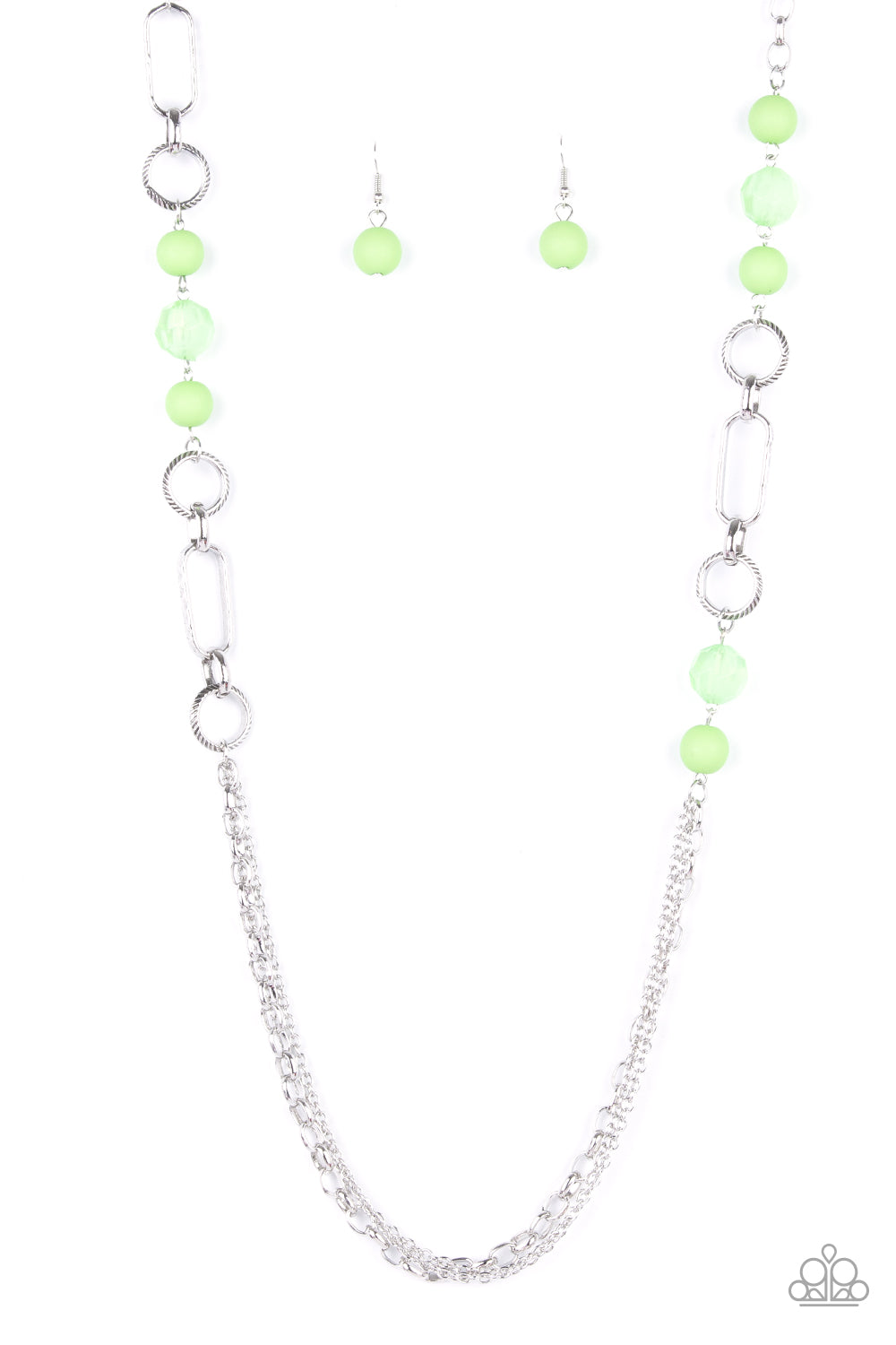 POP-ular Opinion - green - Paparazzi necklace