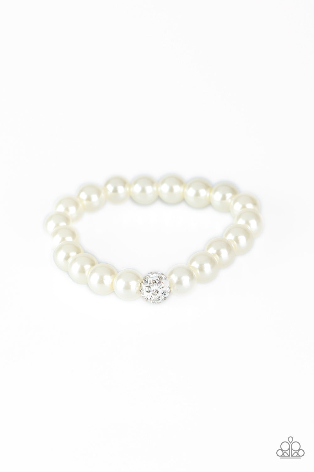 POSHing Your Luck - white - Paparazzi bracelet