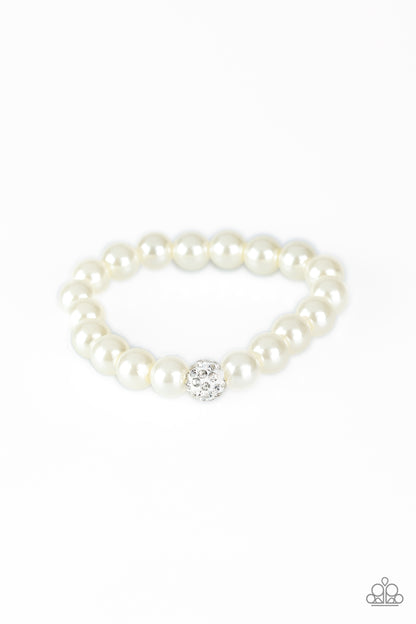 POSHing Your Luck - white - Paparazzi bracelet
