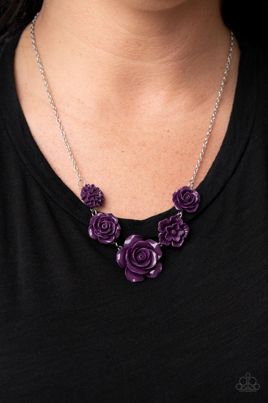 PRIMROSE and Pretty - purple - Paparazzi necklace