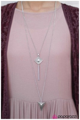 PRISM Break - Silver - Paparazzi necklace