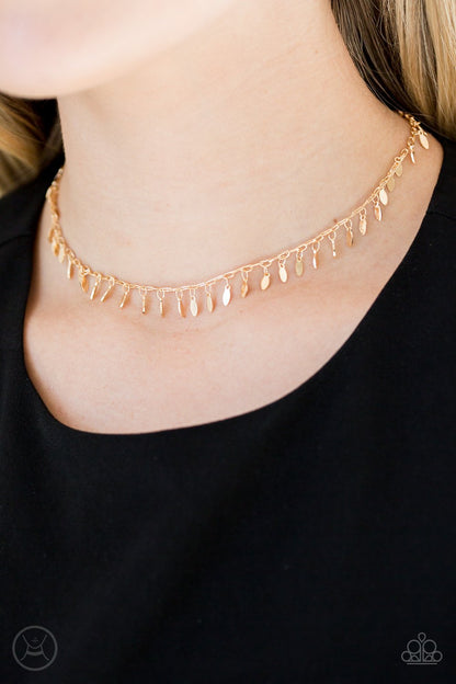 PURR-fect Tengold-Paparazzi necklace