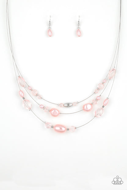 Pacific Pagaentry - pink - Paparazzi necklace