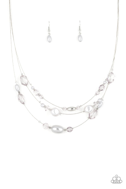 Pacific Pageantry - silver - Paparazzi necklace